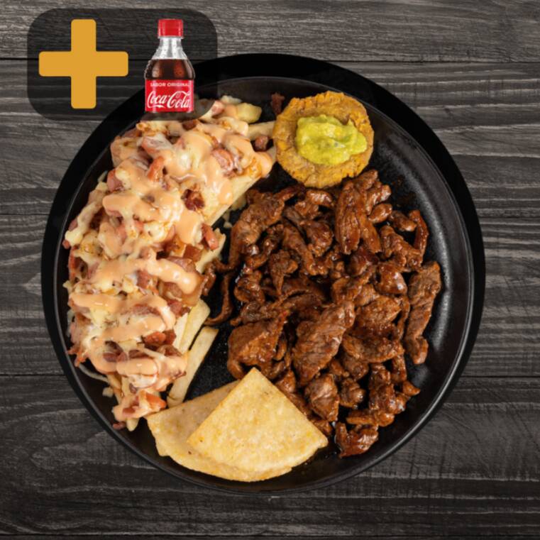 Solomo Mixto D'Kché + Coca Cola