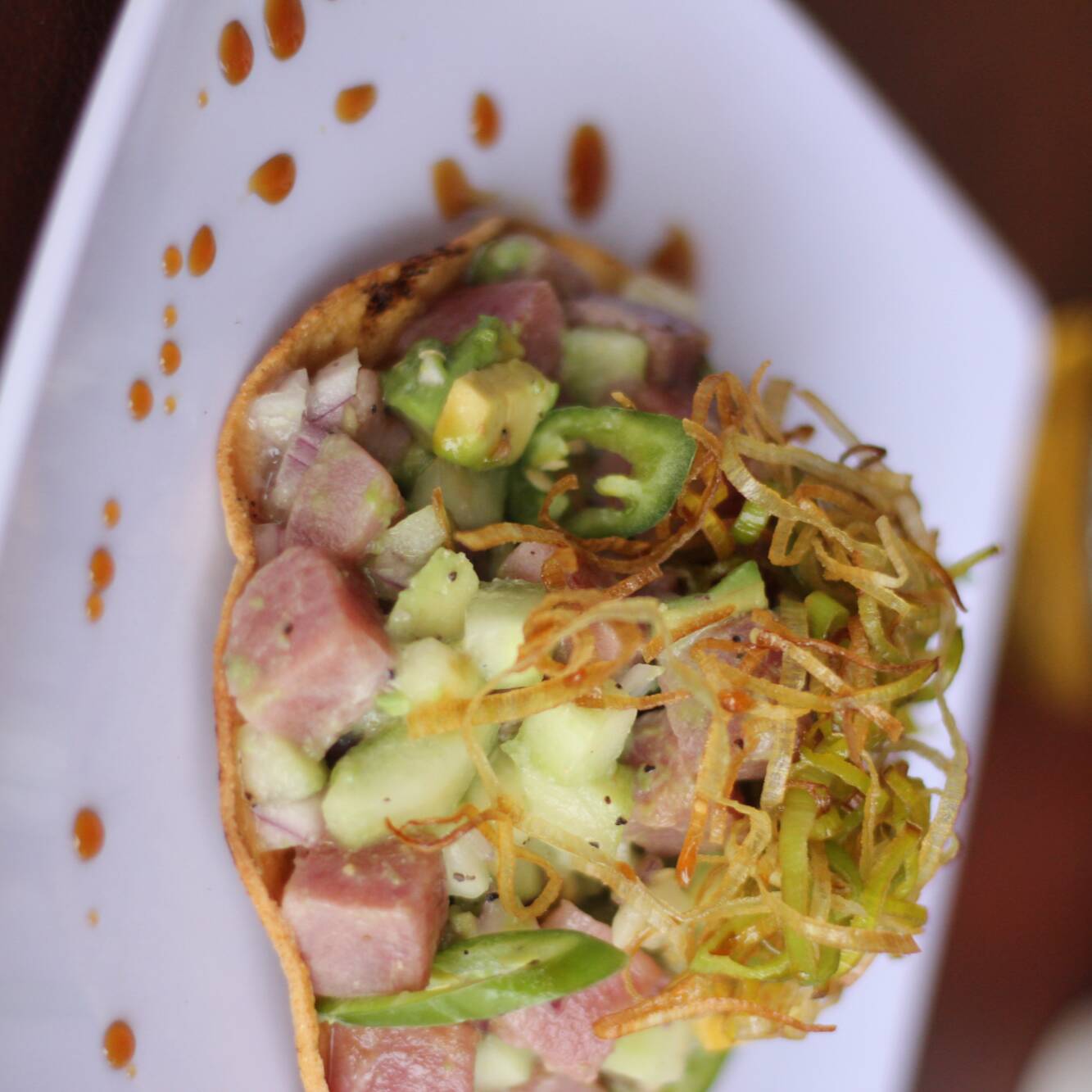 Tostada Perla Negra