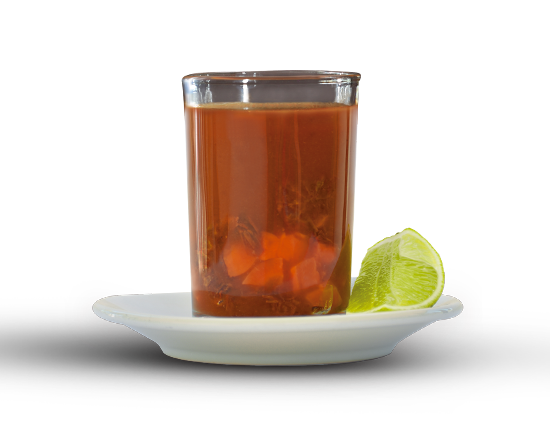 Consomé de camarón