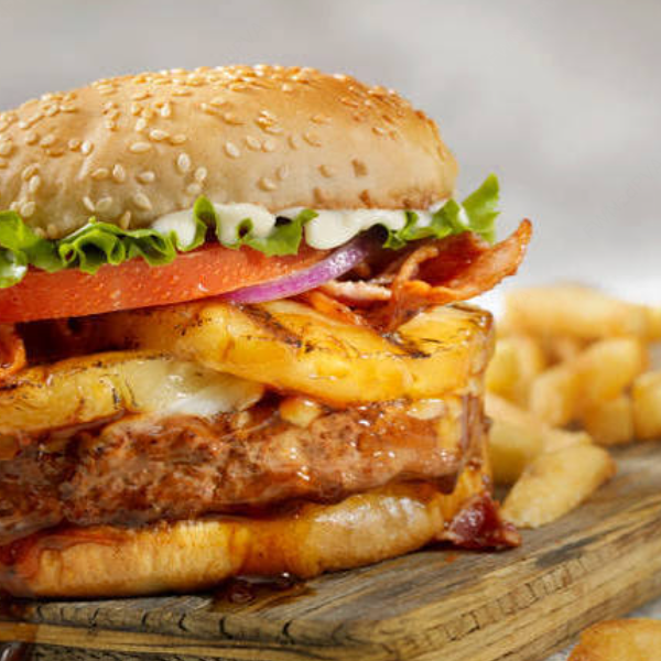 Hamburguesa Combinada Papas o Carne a Eleccion