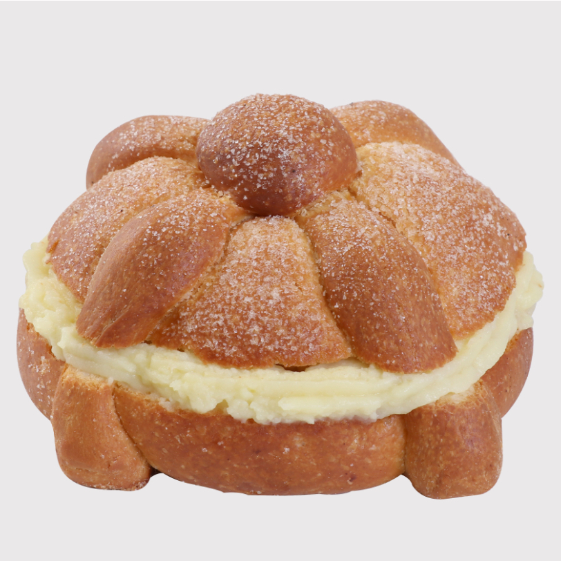 Pan de muerto con natilla Mini