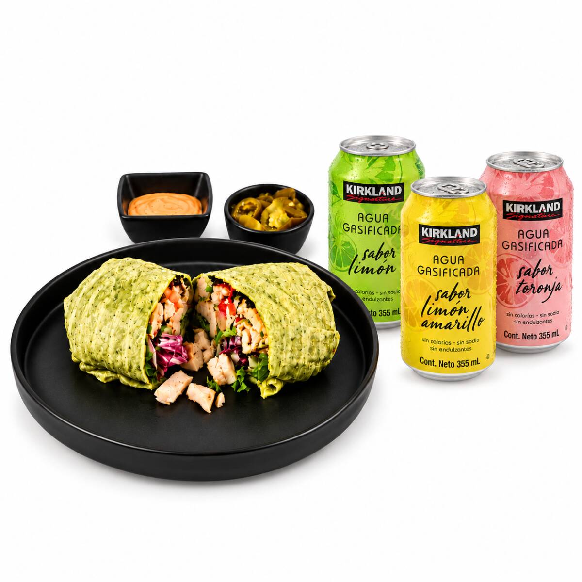 Combo Wrap Especial + AGUA GASIFICADA KIRKLAND
