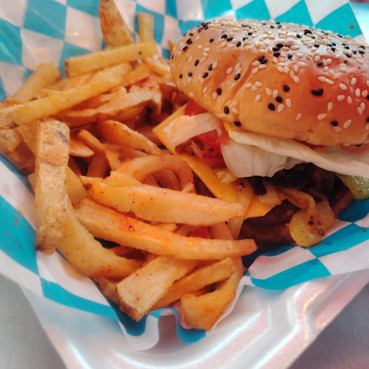 Hamburguesa con Papas