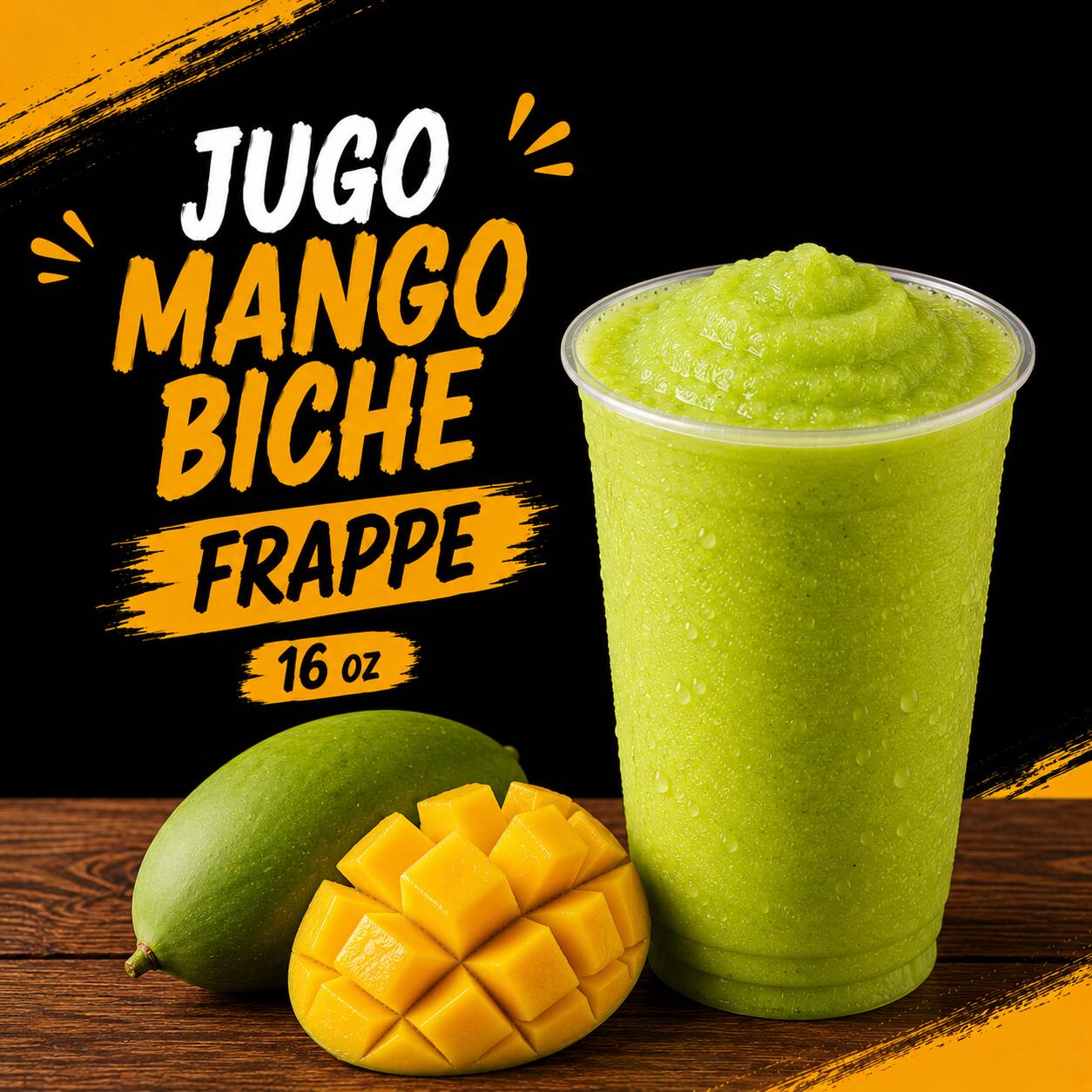 JUGO DE MANGO BICHE FRAPPE