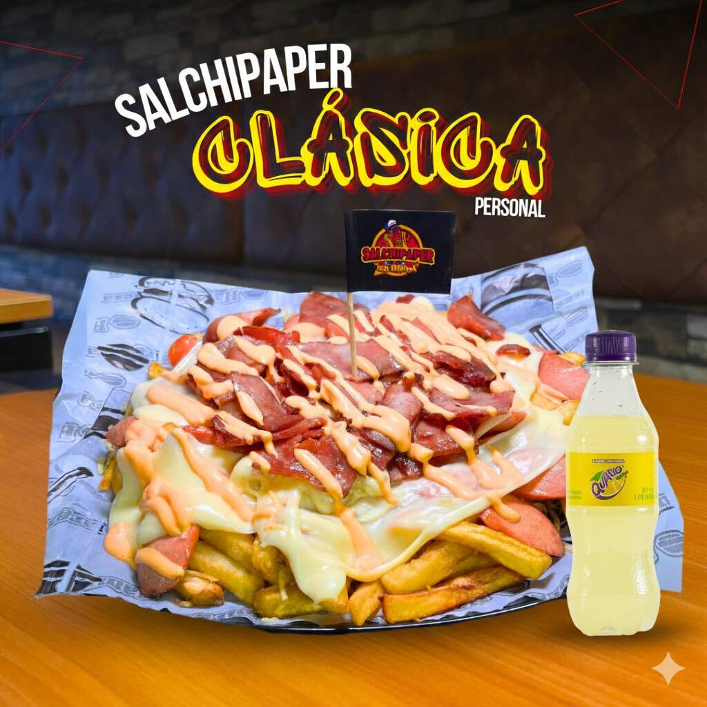 Salchipaper Paperclásica Personal en Combo