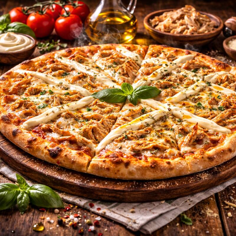Pizza G de Frango com Requeijão