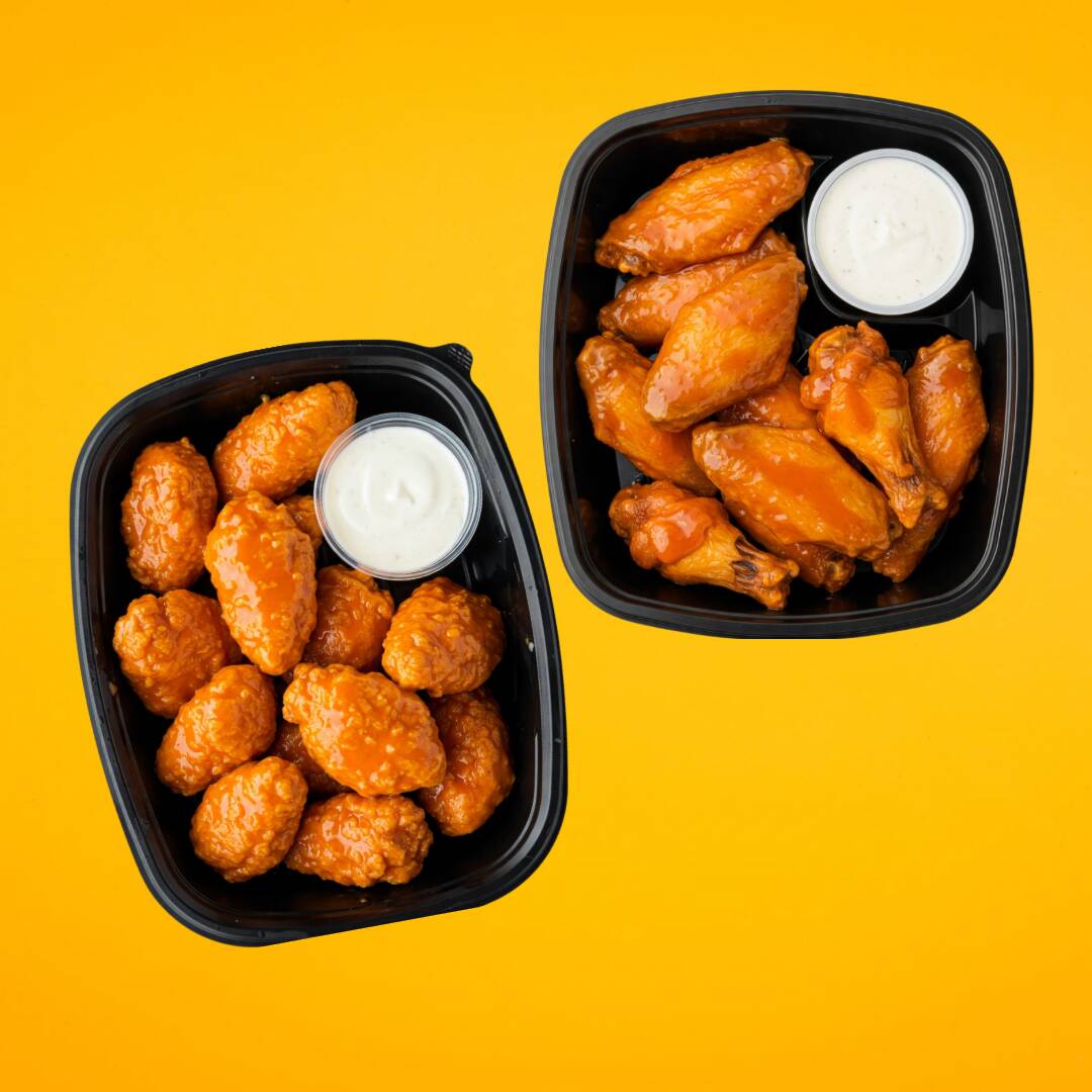 COMBO: 10 Alitas + 10 Boneless