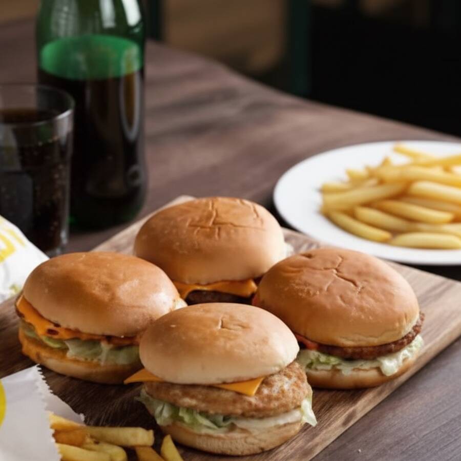 Lanches Da Sua Escolha E Acompanha 2 batatas + 1,5l um combo pensado para 4 pessoas. Refrigerante conforme disponibilidade. Uma combinação perfeita para um jantar em família ou uma reunião com amigos. Aprecie esta delícia!
