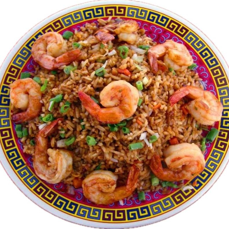 Plata Grande Arroz Frito con Camarón(炒虾饭)