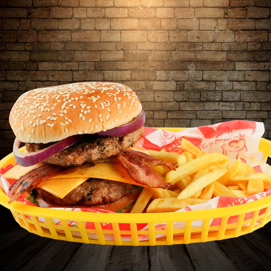 Hamburguesa Doble Carne C