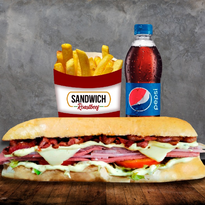 Promocion 2x1 Sándwich Super Carnes