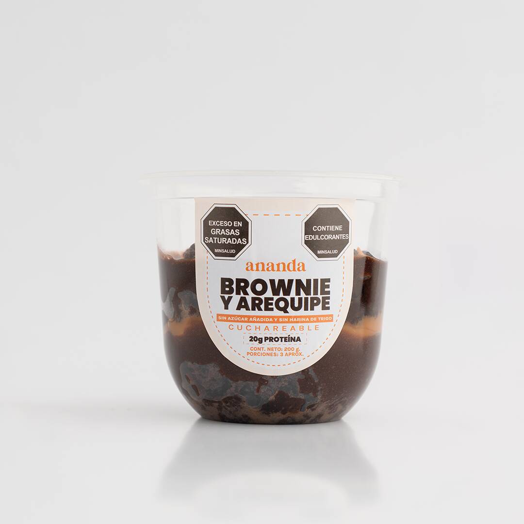 Cuchareable Brownie y Arequipe Sin Azúcar