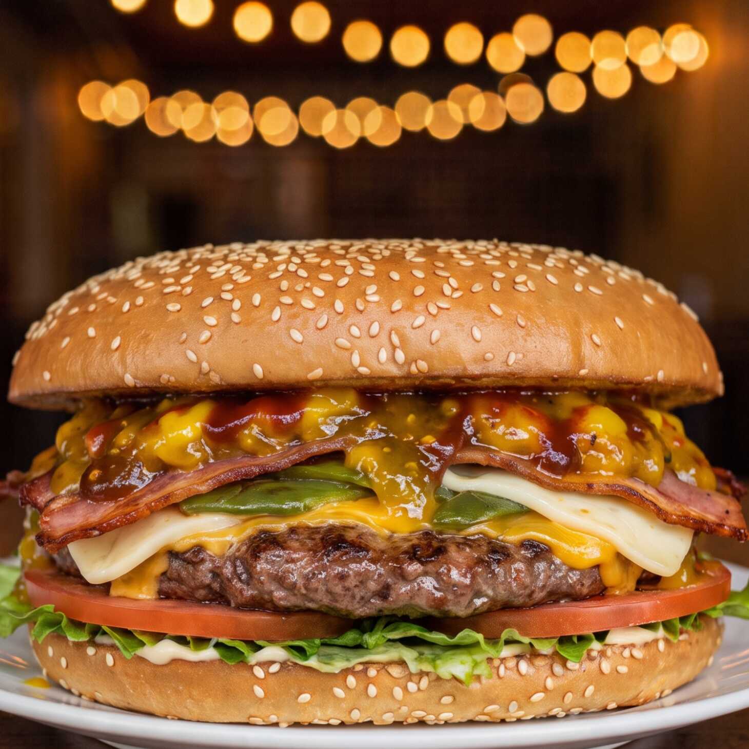 Hamburguesa Mango Habanero