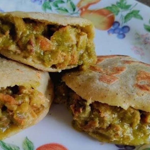 Gordita de Chicharrón Verde