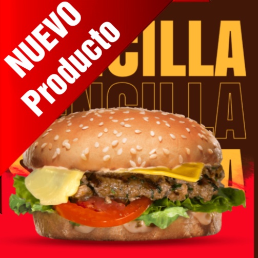 Hamburguesa Doble de Res