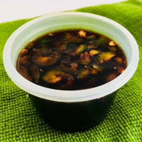 Chiles en soya