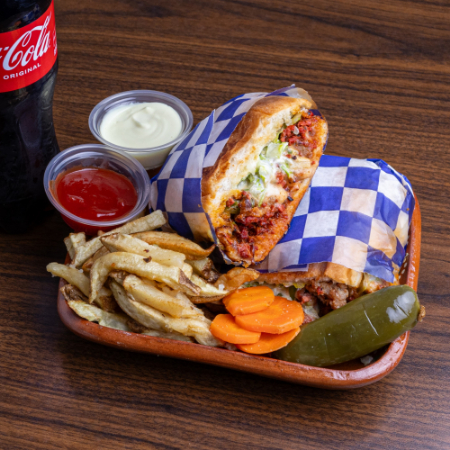 Torta Vaquera y Bebida
