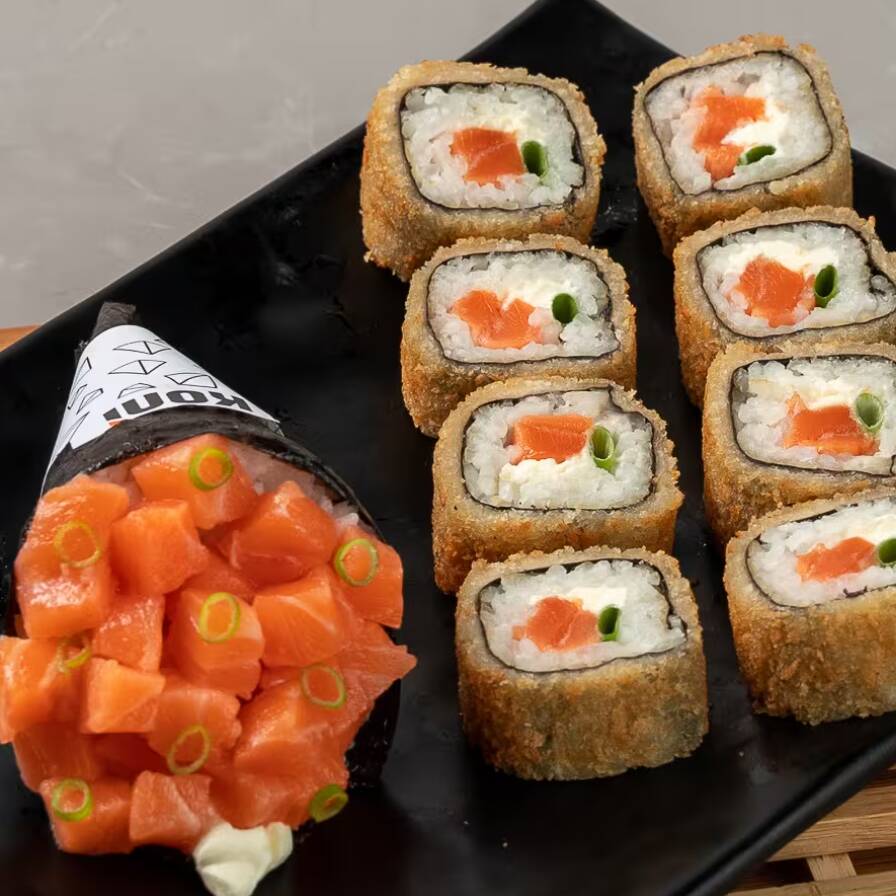 Temaki Philadelphia + Hot Philadelphia Croc