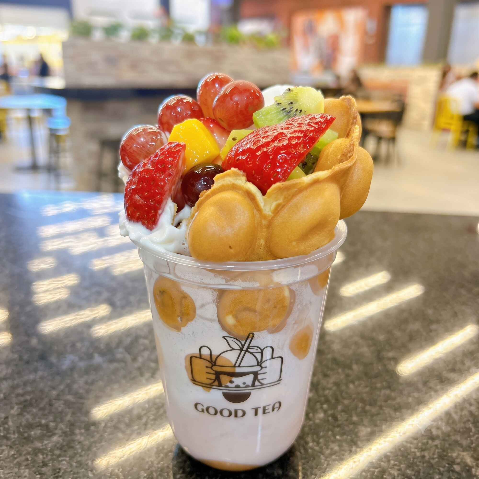 Pan Chino con Fruta y Crema (dulce)