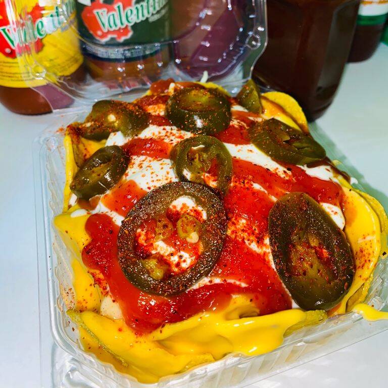 Nachos con Elote