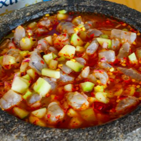 Ceviche de Camarón al Chile de Árbol