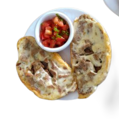 Molletes con Arrachera