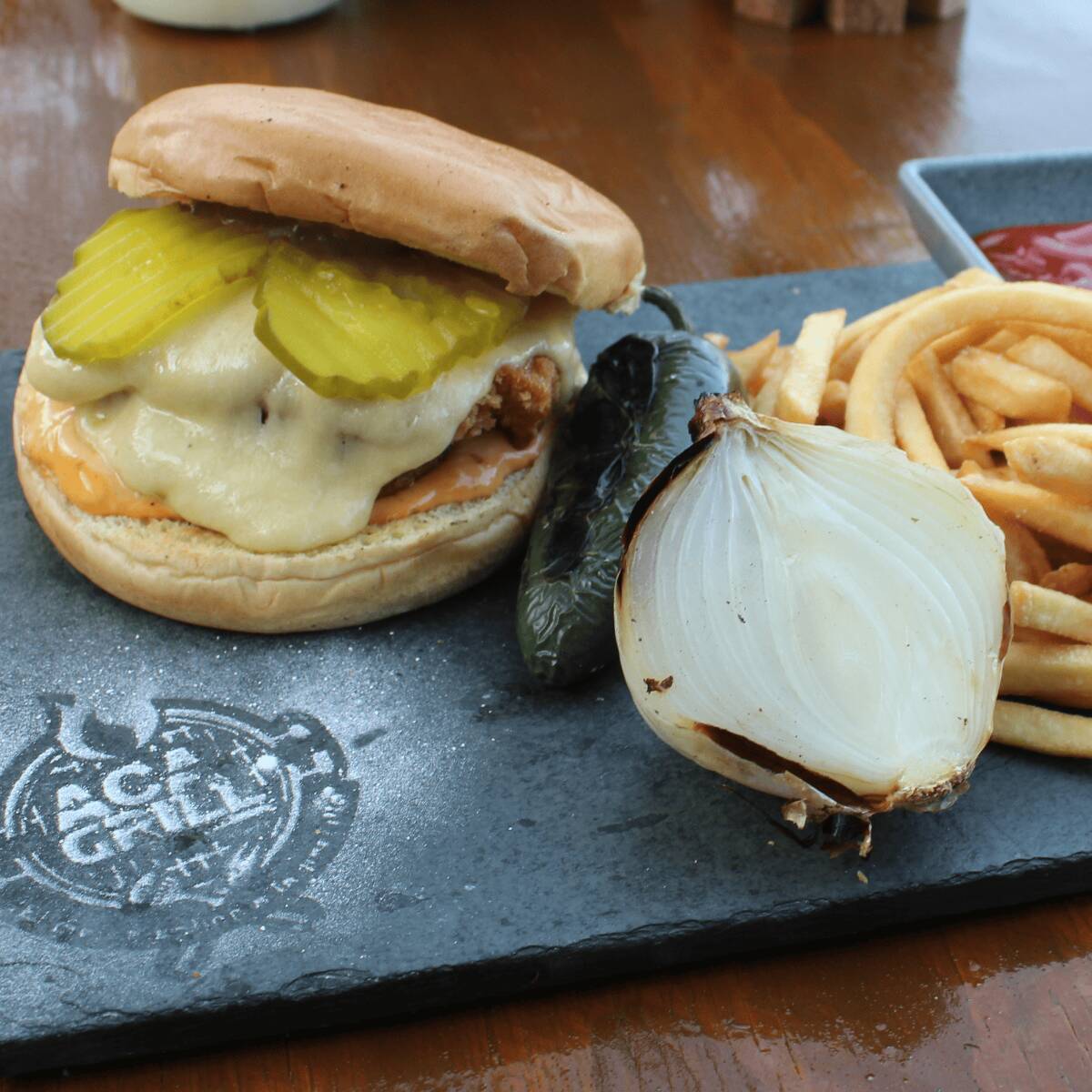 Chicken Cheese Burger