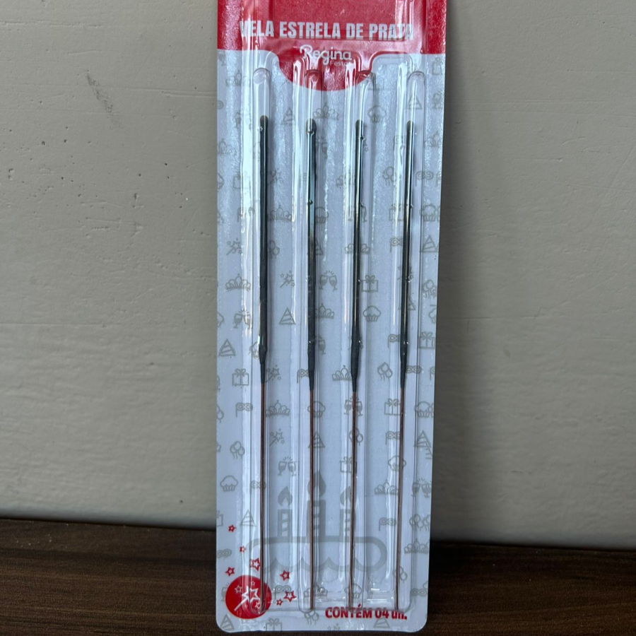 Vela Estrela de Prata com 4 unidades.