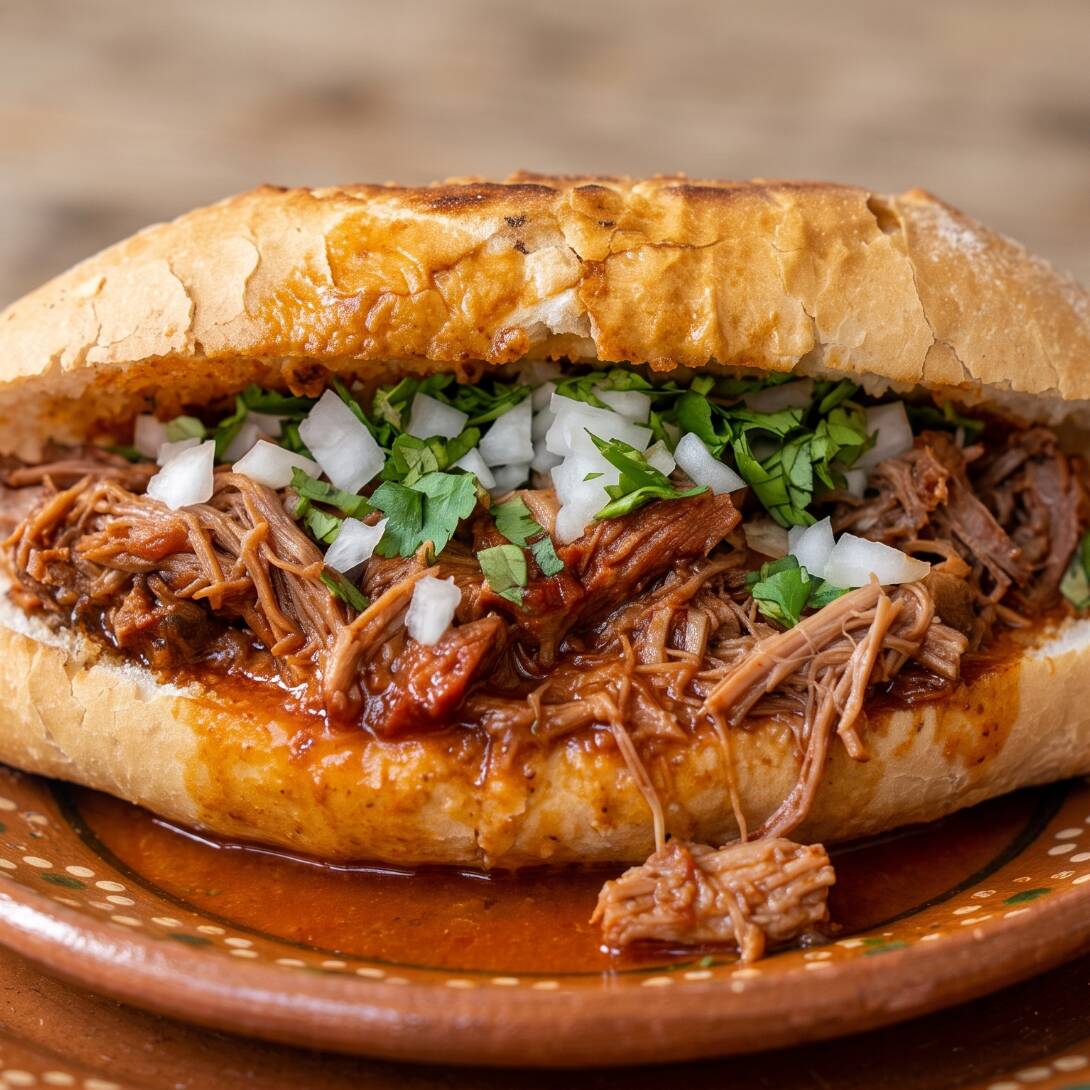 Lonche de Barbacoa