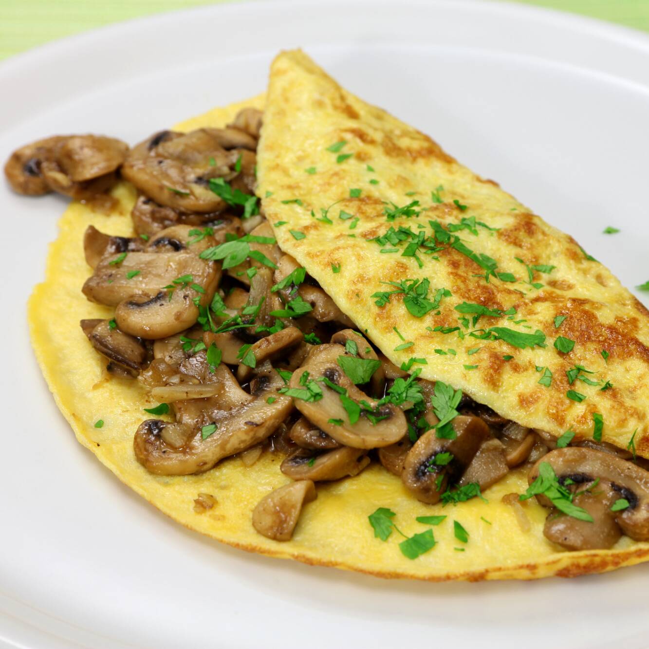 Omelette con Champiñones