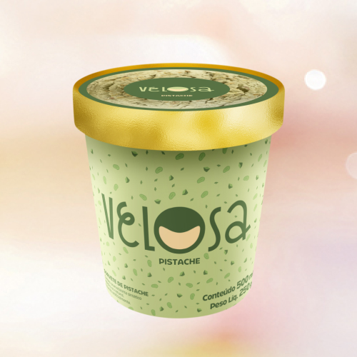 Sorvete de pistache pra quem ama pistache: em uma versão recheada de pedacinhos e uma pasta de pistache maravilhosa.