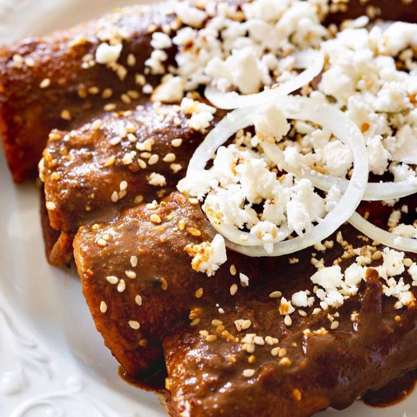 Enmoladas Mole Rojo