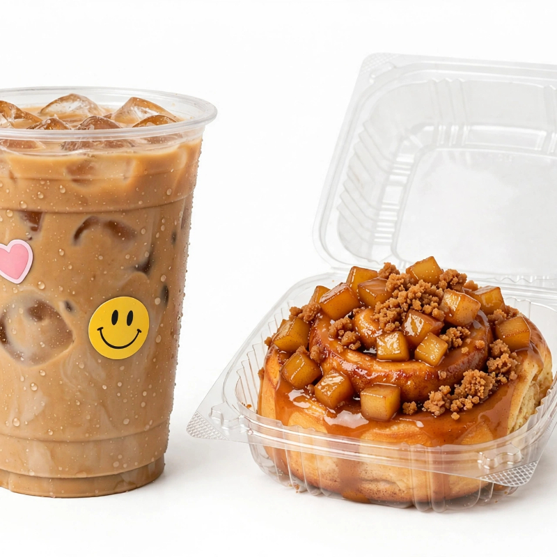 Latte Pumpkin Spice + Rol de Manzana Canela