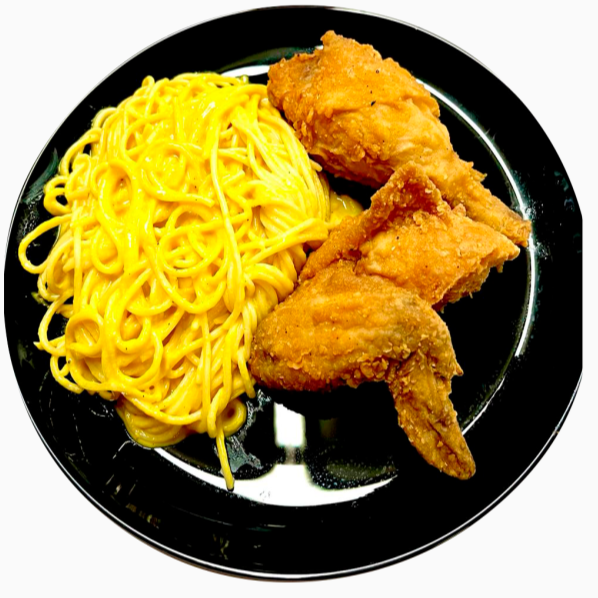 Spaguetti Huancaína Broaster