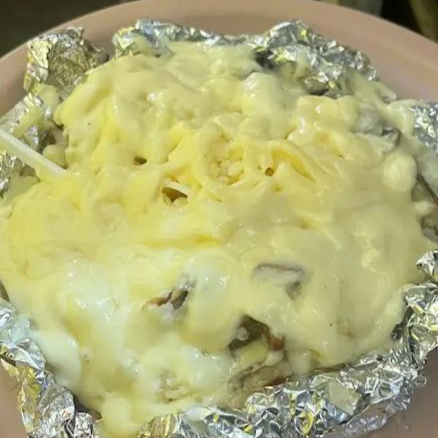 Papa Sencilla Queso y Mantequilla