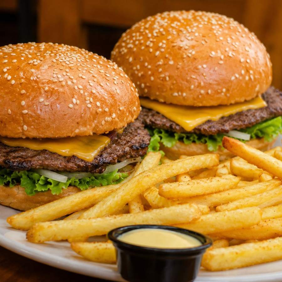 2X1 Burger Americana + Papas