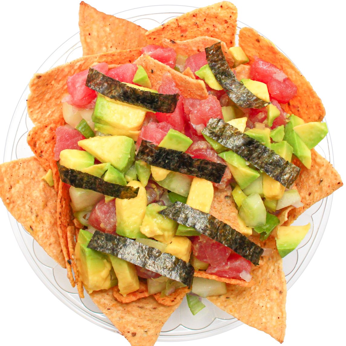Atún y Aguacate Nacho Bowl