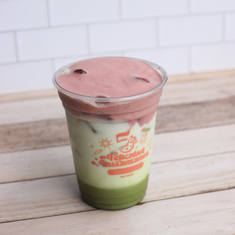 Strawberry Matcha Latte