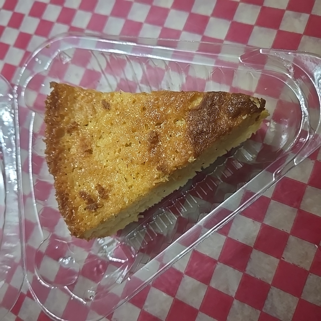REBANADA DE PASTEL DE ELOTE SIN HARINA