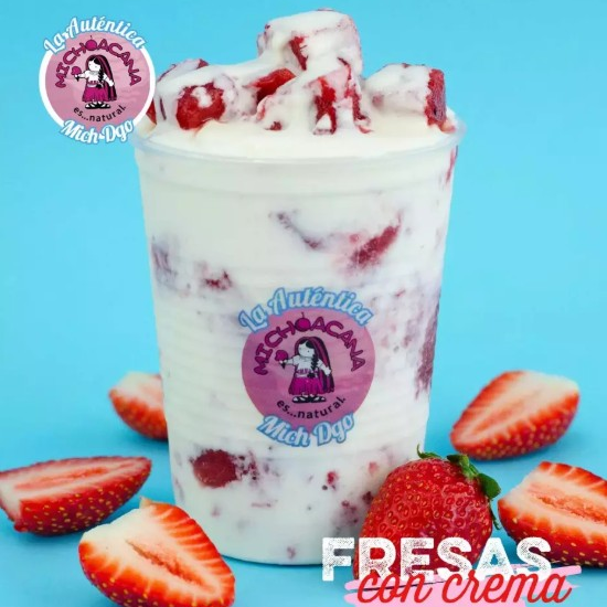 Fresas con Crema