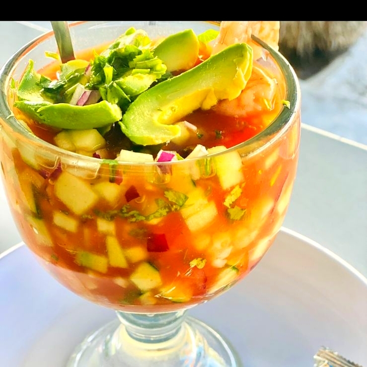 coctel de camaron grande