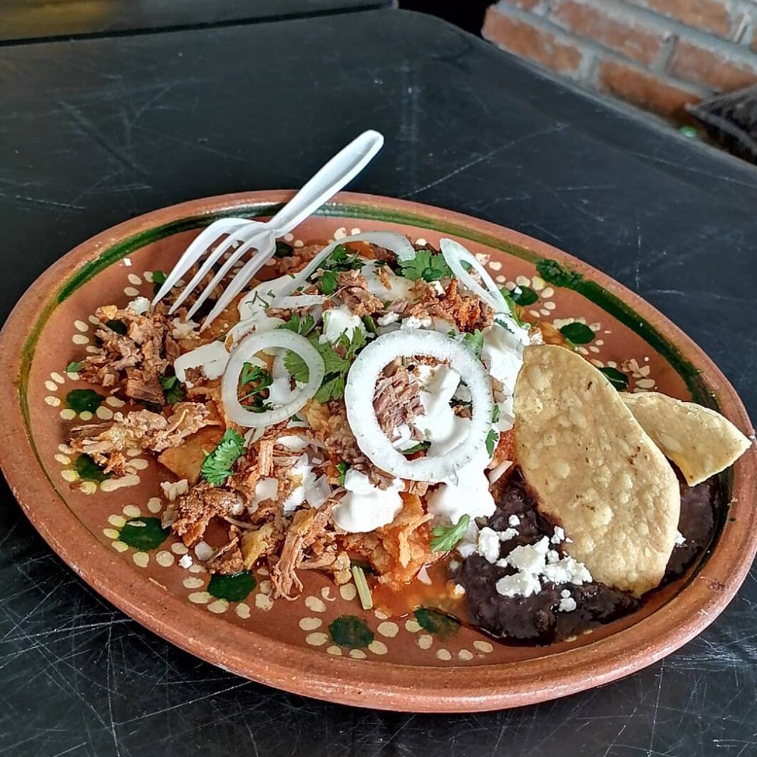 Chilaquiles con Birria