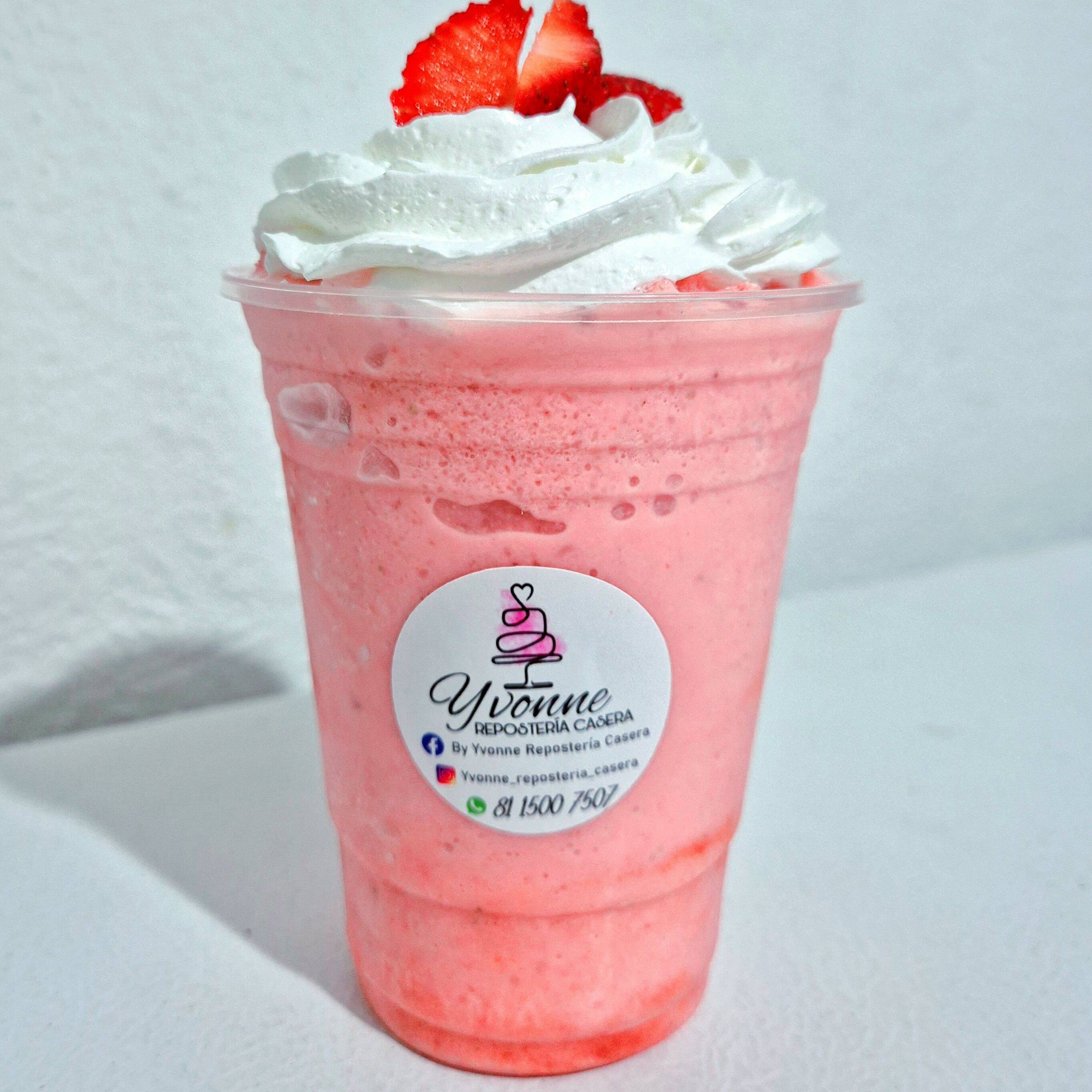 Frappé de Fresa (Base Leche)
