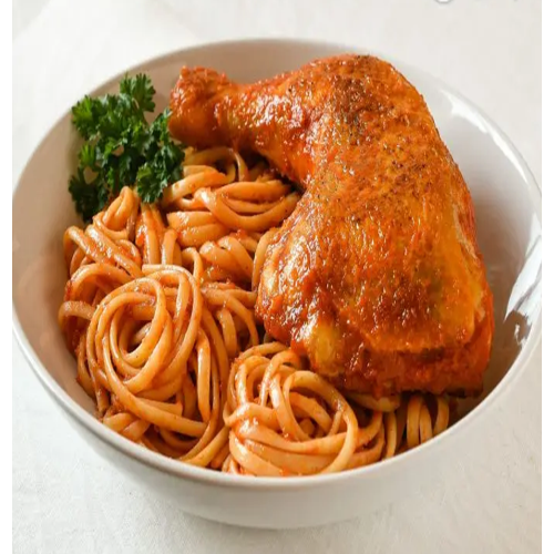 Tallarines Rojos con Pollo