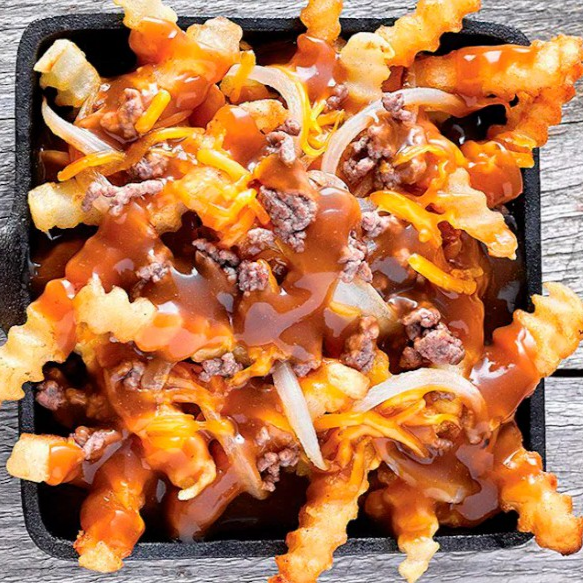 Papas con Sirloin