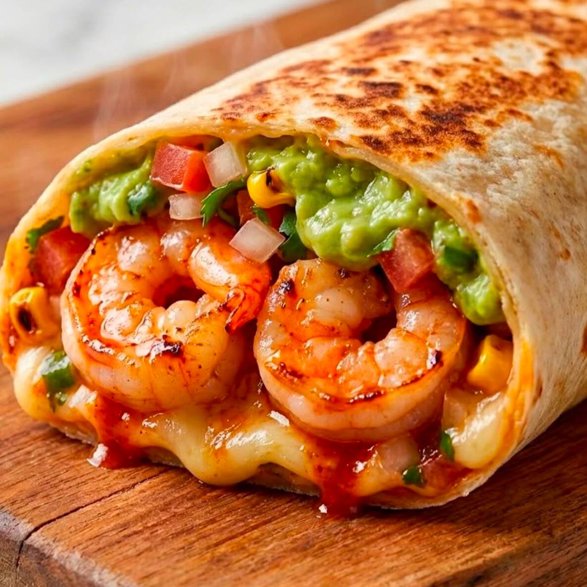Burrito de Camaron.