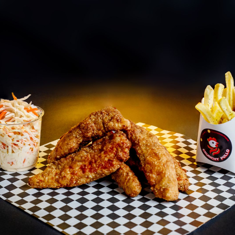 Combo 7 (Tenders 6 pzas + papas + ensal.)