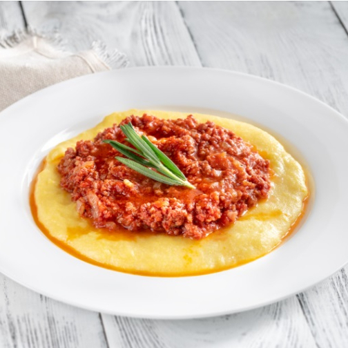 Polenta branca cremosa, uma base perfeita para acompanhar molhos e carnes! (*) Não fazemos alterações!
