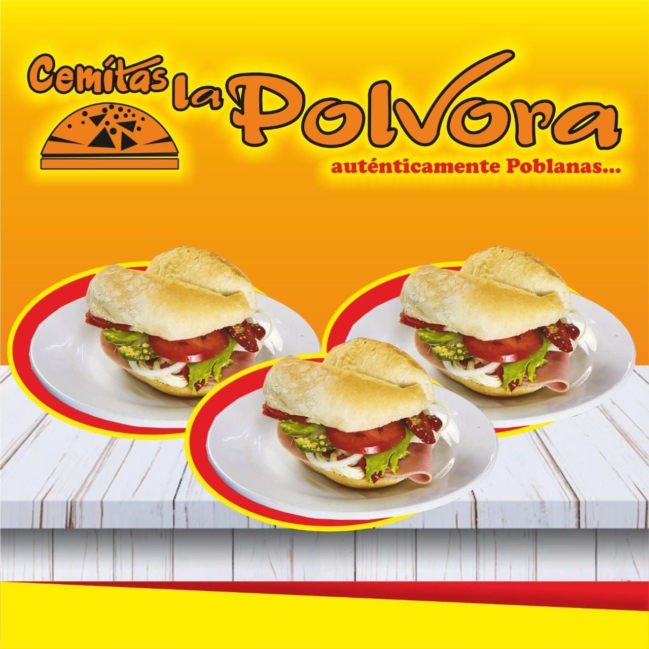 3 Tortas de Jamón