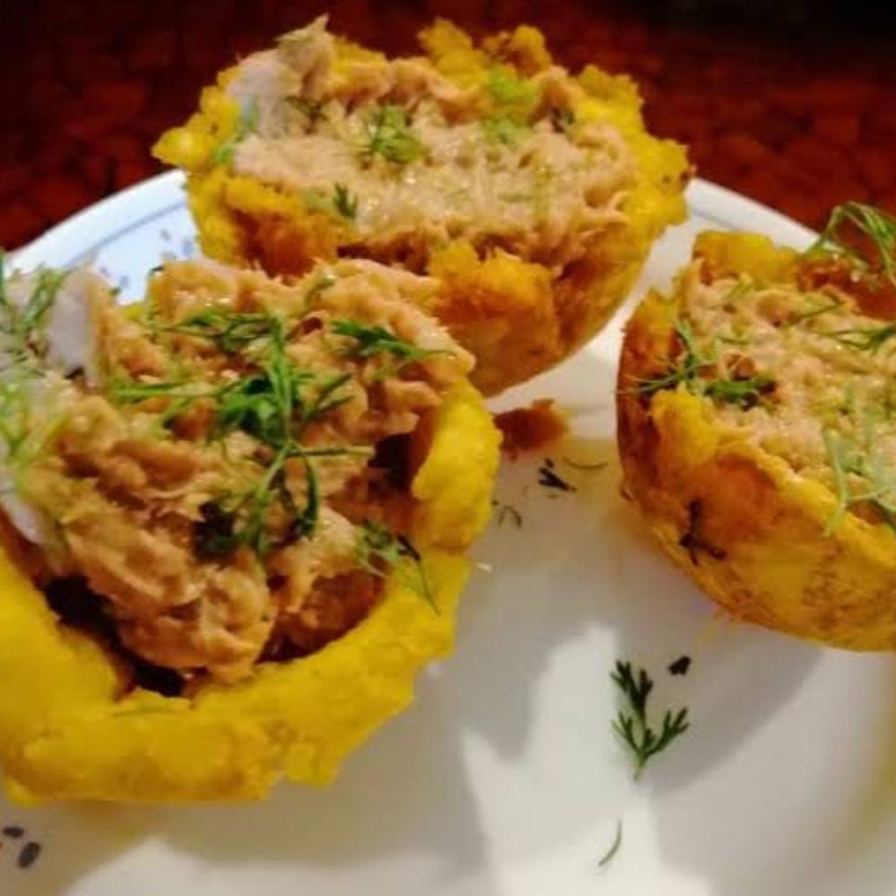 Canastilla de Plátano Mixto 20cm